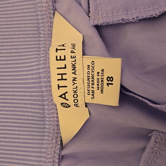 Athleta Brooklyn Ankle Pant, size 18, baby blue - Picture 4 of 10